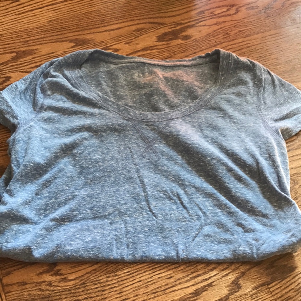 Heathered blue maternity T- shirt